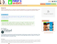 Tablet Screenshot of first5sanbenito.org